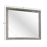 Landscape Mirror - Gray - Furniture Home Direct