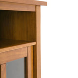 Warm Shaker - Handcrafted Medium Storage Media Cabinet - Furniture Home Direct