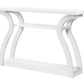 Accent Console Table For Entryway, Unique Curved Design - Furniture Home Direct