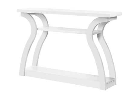 Accent Console Table For Entryway, Unique Curved Design - Furniture Home Direct
