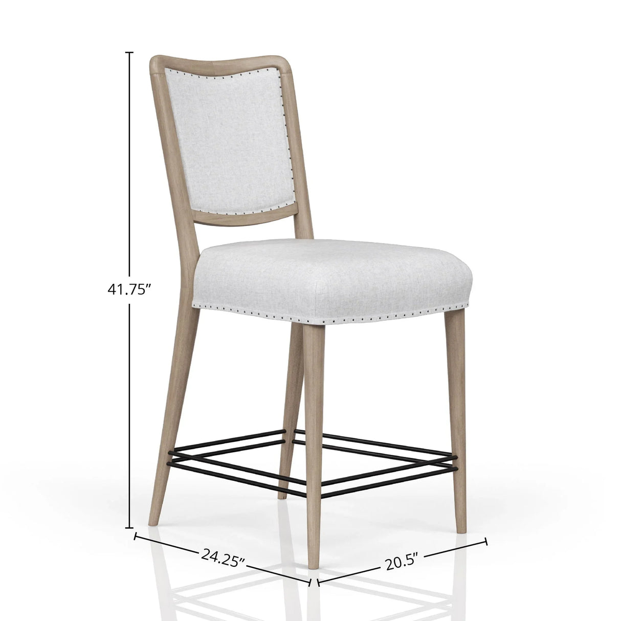 Counter Stool Colored (Set of 2) - Sand - Furniture Home Direct