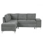 Versatile L Shaped Sofa Bed With Storage, Cup Holders, USB Ports Chenille - Furniture Home Direct