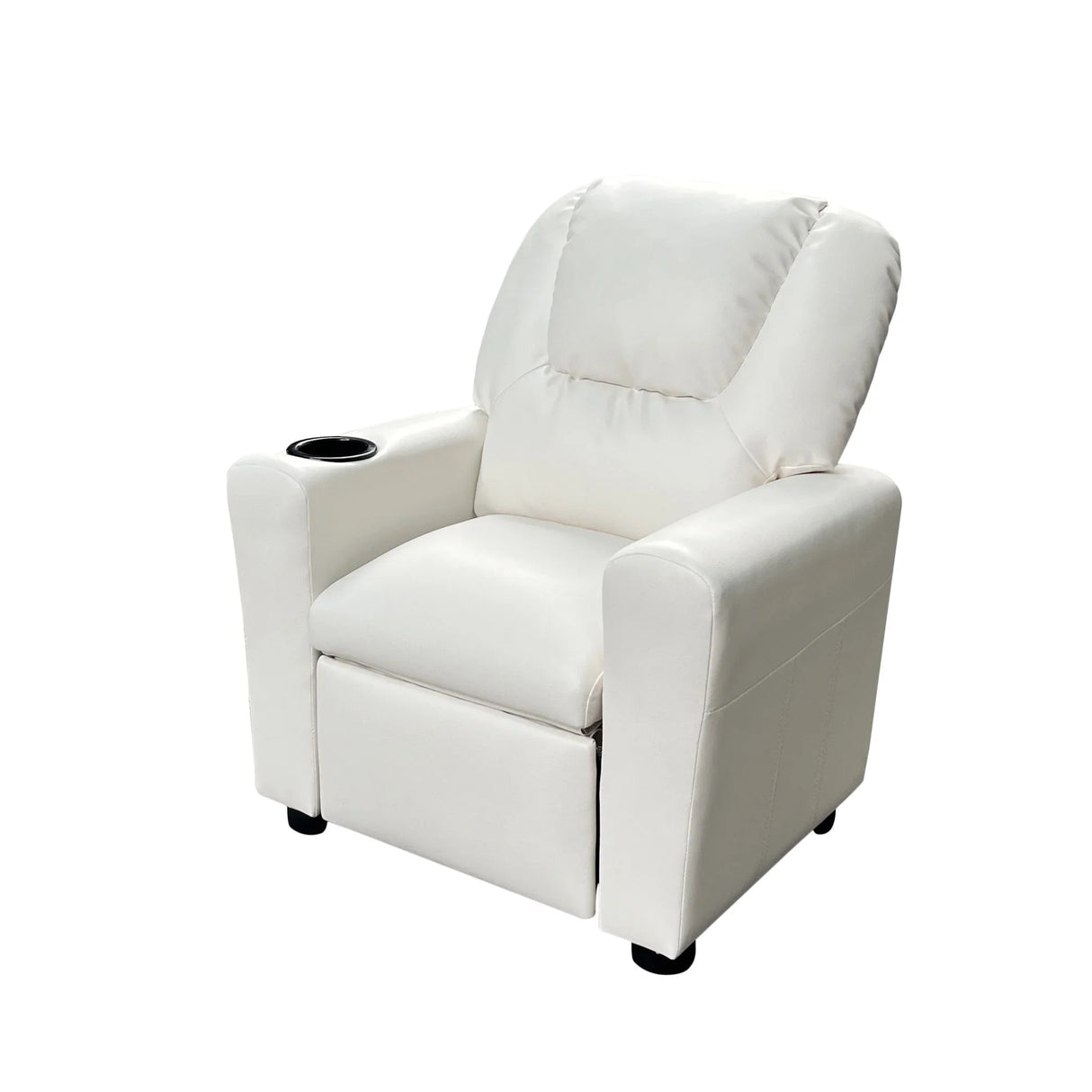 Marisa - PU Leather Kids Recliner Chair With Cupholder - Furniture Home Direct