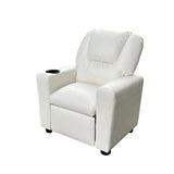 Marisa - PU Leather Kids Recliner Chair With Cupholder - Furniture Home Direct