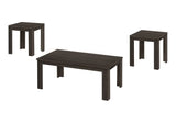 Table Set, Coffee, End, Side, Accent For Living Room, Transitional (Set of 3) - Oak - Furniture Home Direct