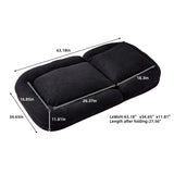 Contemporary Folding Sofa Chair With 5 Adjustable Positions For Gaming, Meditation, And Relaxation - Furniture Home Direct