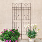 Metal Garden Trellis Rustproof For Climbing Plants Outdoor Flower Support - Furniture Home Direct