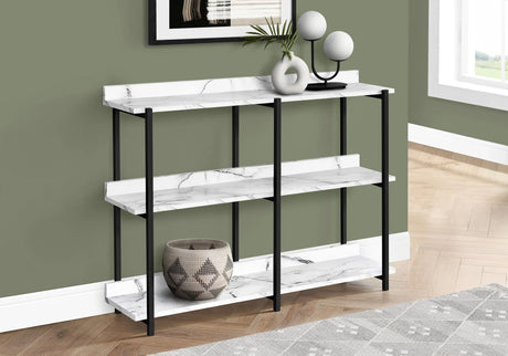 Accent Console Table For Entryway, 3 Tier Design - Furniture Home Direct