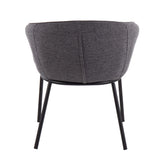 Ashland - Contemporary Chair - Black / Charcoal - Furniture Home Direct