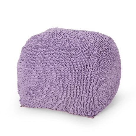 Spongy Microfiber Square Pouf Soft Seating - Furniture Home Direct