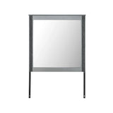 Lorenzo - Large Scale Mirror With Sleek Frame And Glittered Detailing - Silver - Furniture Home Direct