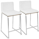 Mara - Contemporary Elegant Design Counter Stool (Set of 2) - Furniture Home Direct