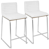 Mara - Contemporary Elegant Design Counter Stool (Set of 2) - Furniture Home Direct