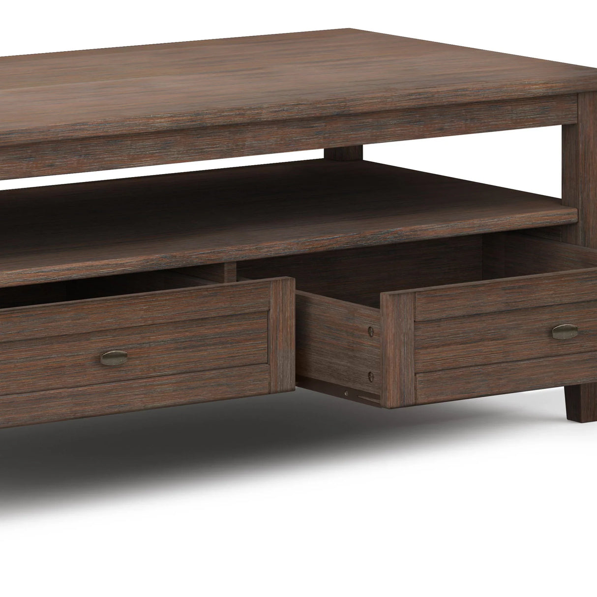 Warm Shaker - Coffee Table - Farmhouse Brown - Furniture Home Direct