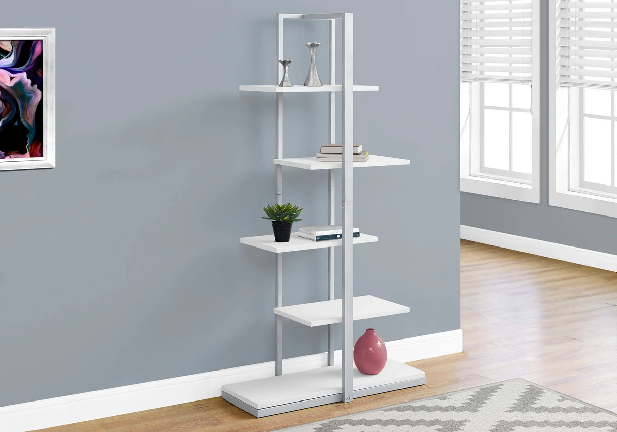 Bookshelf, Bookcase, Etagere, 5 Tie For Office, Contemporary & Modern - Furniture Home Direct
