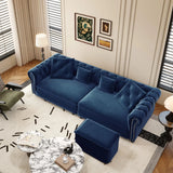 3 In 1 Pull Out Convertible Sleeper Sofa Bed - Furniture Home Direct