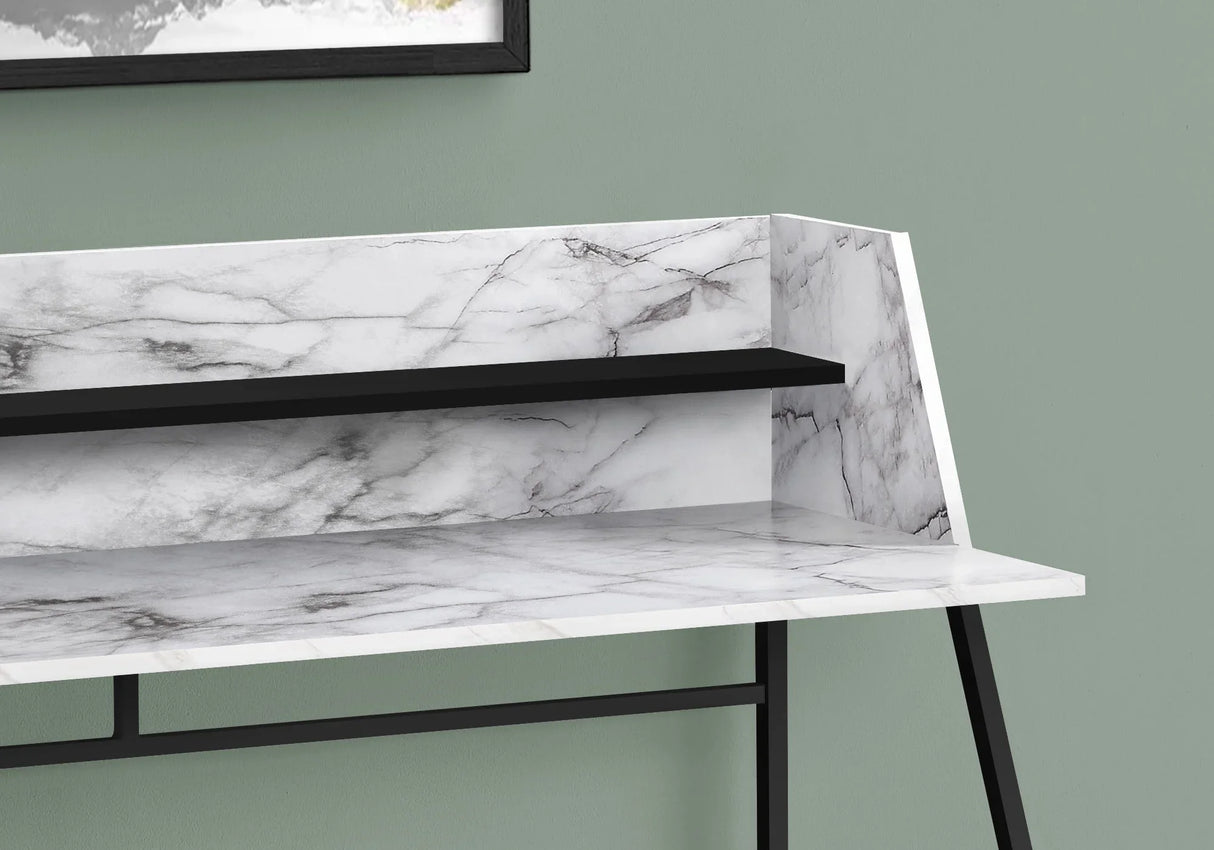 Computer Desk For Home Office Laptop, Storage Shelves, Contemporary & Modern - Furniture Home Direct