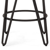 Simeon - Multifunctional Metal Stool With Wood Seat - Furniture Home Direct