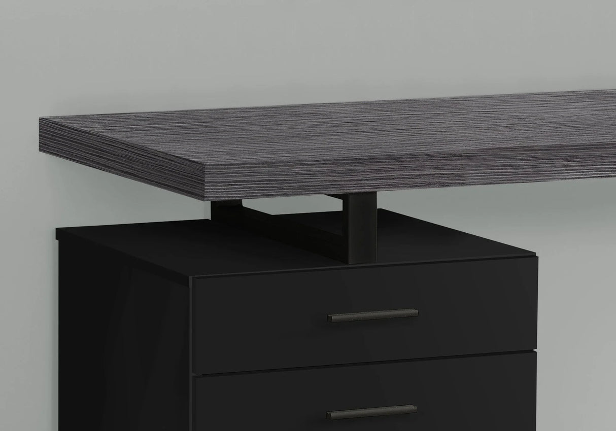 Computer Desk For Home Office, Left, Right Set - Up, Ample Storage Drawers - Furniture Home Direct