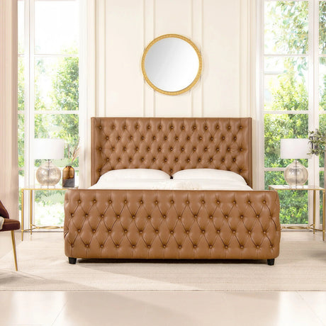 Brooklyn - Tufted Panel Bed Headboard And Footboard Set - Furniture Home Direct