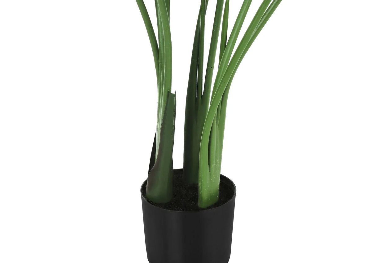 44" Tall, Artificial Plant, Bird Of Paradise Tree, Indoor, Faux, Fake, Floor, Greenery, Potted, Decorative - Green / Black - Furniture Home Direct