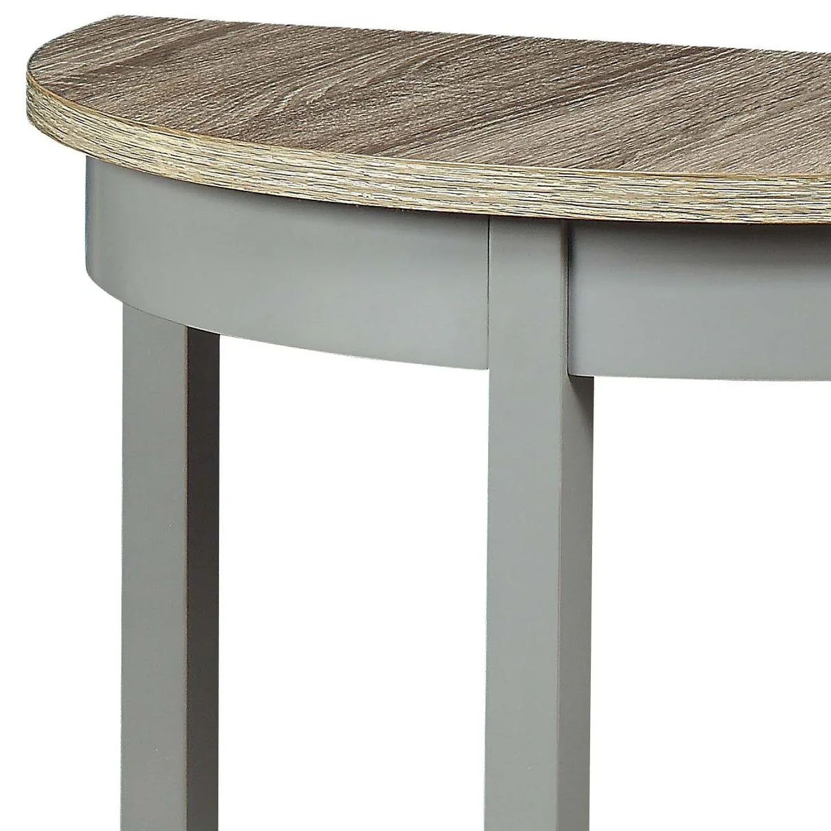 Justino - Console Table - Gray / Oak - Furniture Home Direct