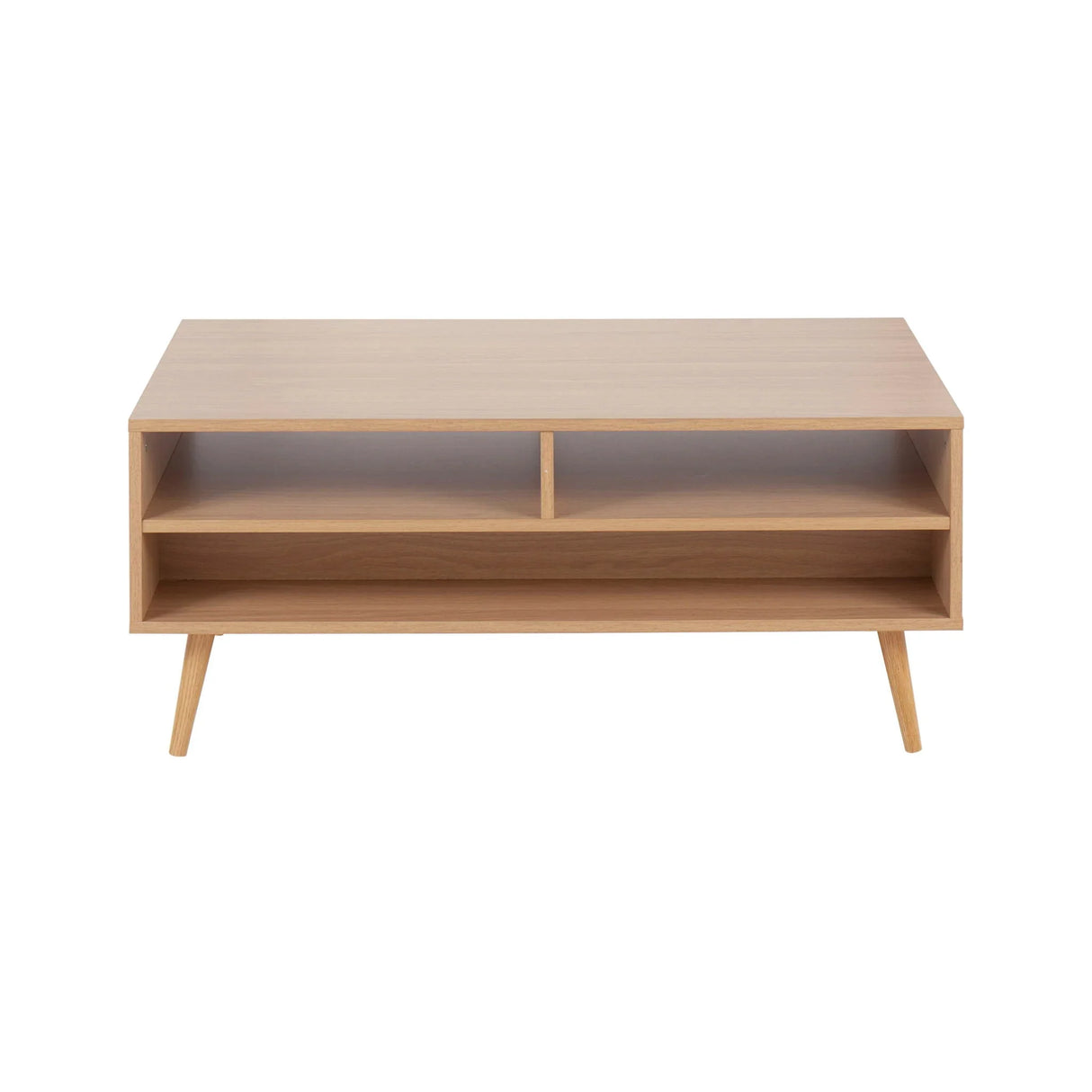 Astro - Contemporary Coffee Table - Natural / White - Furniture Home Direct