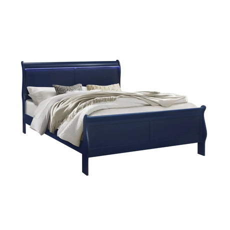 Charlston - 5 Piece Bedroom Set With LED Headboard - Furniture Home Direct