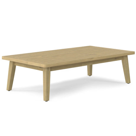 Palmetto - Outdoor Coffee Table - Light Teak - Furniture Home Direct