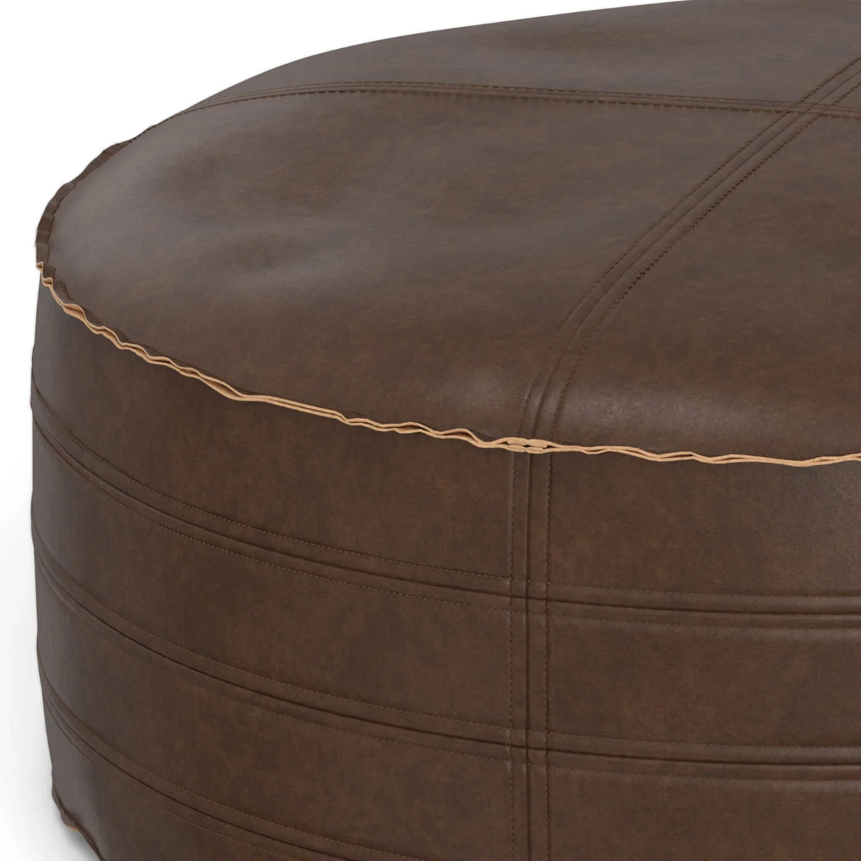 Brody - Round Pouf - Furniture Home Direct