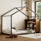 Bed House Frame With Shelves And Lights - Furniture Home Direct