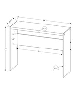 Accent Console Table For Entryway, Glossy Spacious Surface - Furniture Home Direct