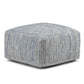 Nate - Handcrafted Square Pouf - Furniture Home Direct