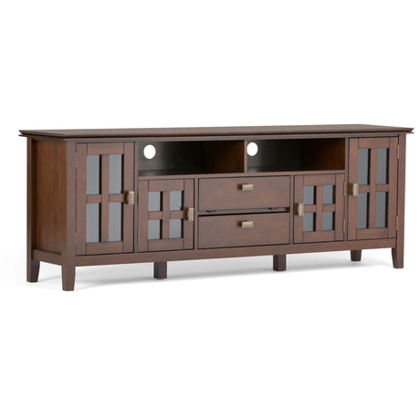 Artisan - TV Media Stand - Russet Brown - Furniture Home Direct