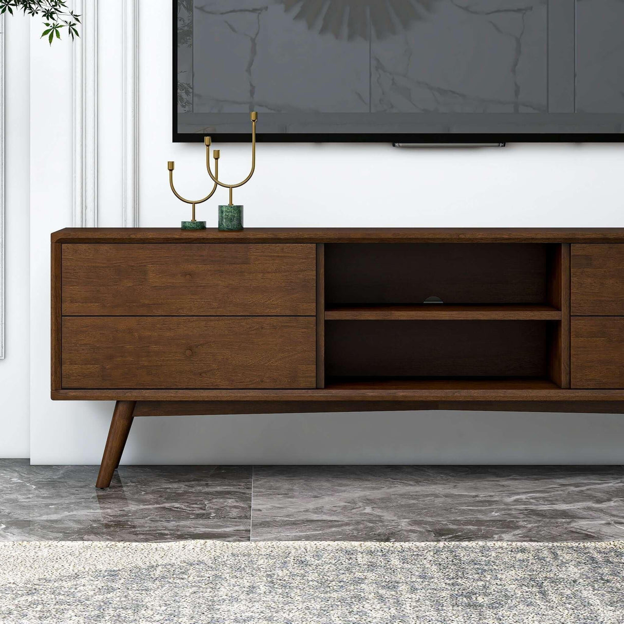 Caroline - Modern TV Stand Up To 72" - Furniture Home Direct