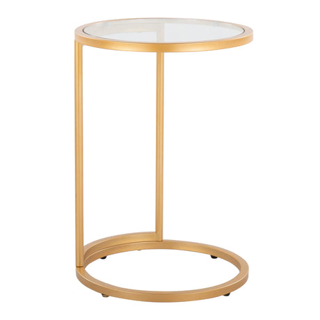 Zenn - Round End Table With Stylish Design - Furniture Home Direct