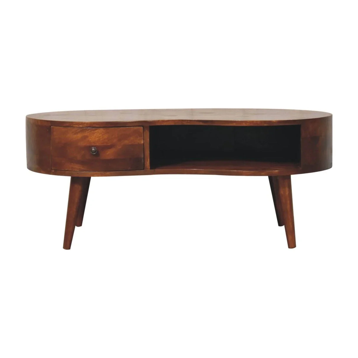 Wave Coffee Table With 1 Drawer - Furniture Home Direct