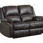 Zuriel - Synthetic Leather Recliner Loveseat - Furniture Home Direct