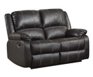 Zuriel - Synthetic Leather Recliner Loveseat - Furniture Home Direct