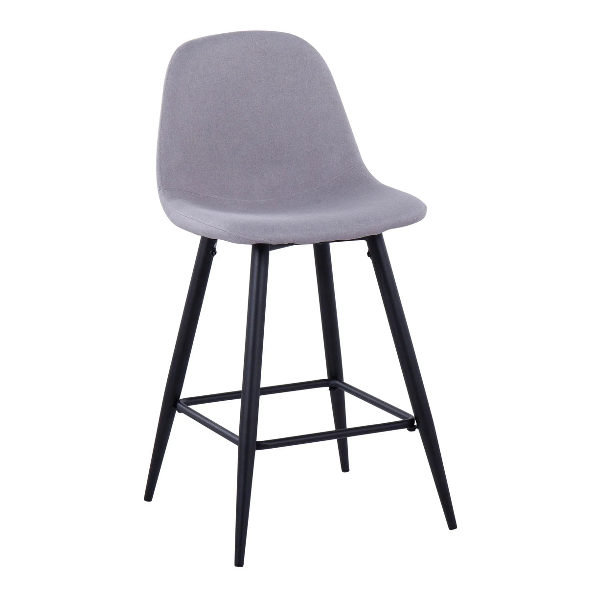 Pebble - Mid Century Casual Comfort Modern Counter Stool (Set of 2) - Furniture Home Direct