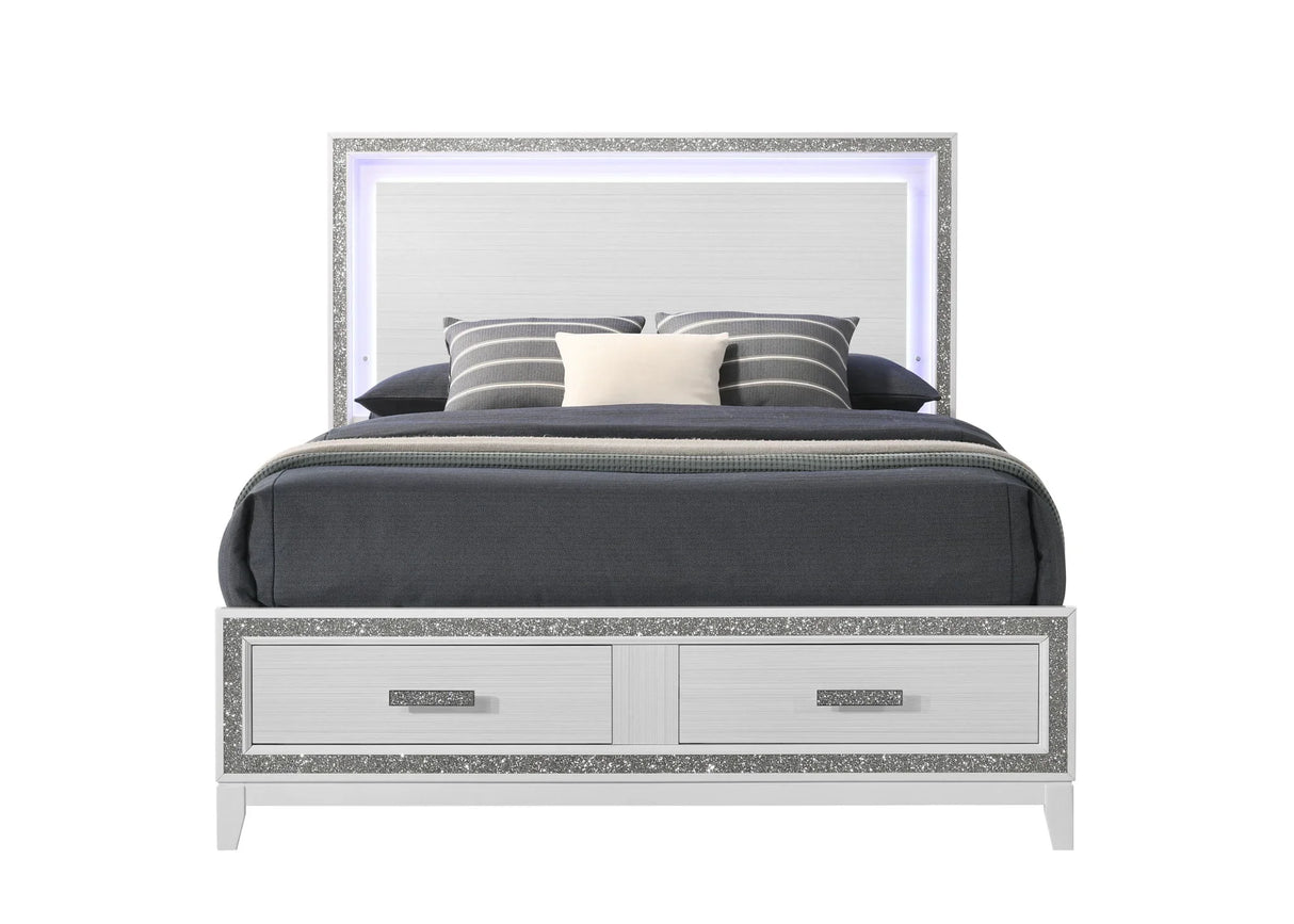 Haiden - Bed With LED - Furniture Home Direct