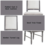 Leventis - Weathered Side Chair - Cream / Gray - Furniture Home Direct