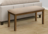 Bench, Rectangular, Upholstered, Dining Room, Entryway, Transitional - Furniture Home Direct