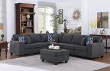 Cooper - Sectional Sofa With Ottoman And Cupholder - Furniture Home Direct