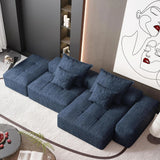 Modern Oversized Diy Combination Modular Sectional Sofa With Pillows - Furniture Home Direct