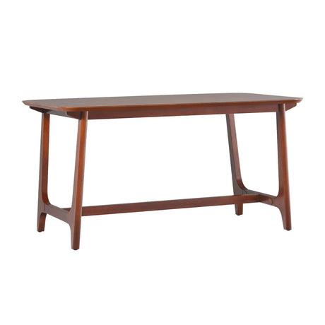 Mid-Century Modern Dining Table With Trestle Base - Furniture Home Direct