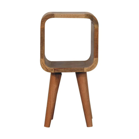 Minimalist Open Curved Nightstand - Furniture Home Direct