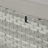 Outdoor Chaise Lounge Set With Cushions Patio Light Gray - Furniture Home Direct