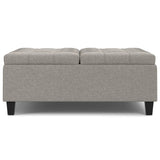 Harrison - Upholstered Coffee Table Storage Ottoman - Furniture Home Direct