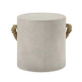 Gene - Fiber Concrete Accent Table - Gray - Furniture Home Direct
